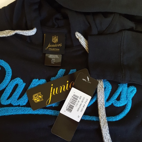 NFL Juniors Carolina Panthers Hoody NWT X Small - Picture 6 of 8